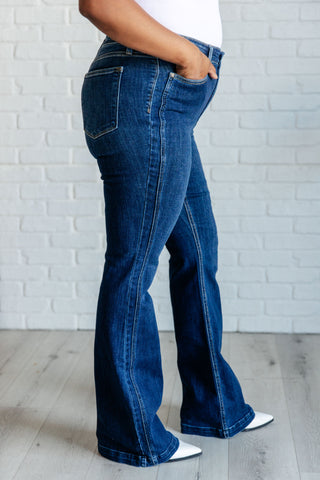 Mavis High Rise Side Seam Detail Flare Jeans-Jeans-Ave Shops-Statement Wear Fashion Boutique, Women's Fashion and Accessories located in O'Fallon, MO