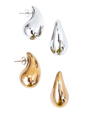 Willie Water Drop Earrings in Gold or Silver-Earrings-Béljoy-Statement Wear Fashion Boutique, Women's Fashion and Accessories located in O'Fallon, MO