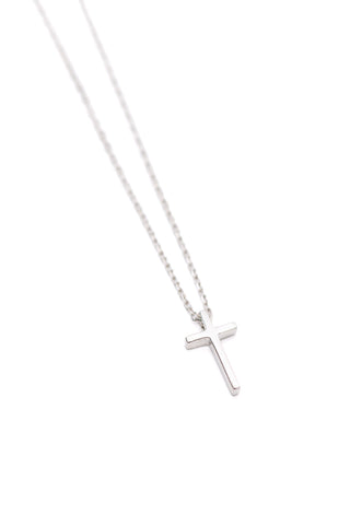 Dainty Silver Cross Necklace-Necklaces-Ave Shops-Statement Wear Fashion Boutique, Women's Fashion and Accessories located in O'Fallon, MO