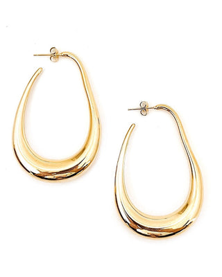 Edfina Large Hoop Earrings || Gold or Silver-Earrings-Béljoy-Statement Wear Fashion Boutique, Women's Fashion and Accessories located in O'Fallon, MO