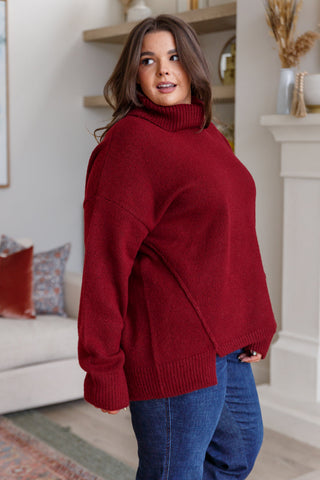 Envelop Me Turtleneck Sweater-Tops-Ave Shops-Statement Wear Fashion Boutique, Women's Fashion and Accessories located in O'Fallon, MO