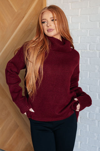 Envelop Me Turtleneck Sweater-Tops-Ave Shops-Statement Wear Fashion Boutique, Women's Fashion and Accessories located in O'Fallon, MO