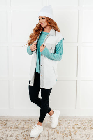 Exciting Expectations Sleeveless Shacket-Layers-Ave Shops-Statement Wear Fashion Boutique, Women's Fashion and Accessories located in O'Fallon, MO