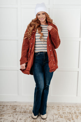 Growing Up Great Sherpa Jacket-Layers-Ave Shops-Statement Wear Fashion Boutique, Women's Fashion and Accessories located in O'Fallon, MO