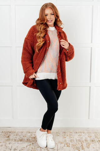 Growing Up Great Sherpa Jacket-Layers-Ave Shops-Statement Wear Fashion Boutique, Women's Fashion and Accessories located in O'Fallon, MO