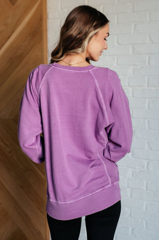 Hands Down Favorite Sweatshirt in Light Plum-Tops-Ave Shops-Statement Wear Fashion Boutique, Women's Fashion and Accessories located in O'Fallon, MO