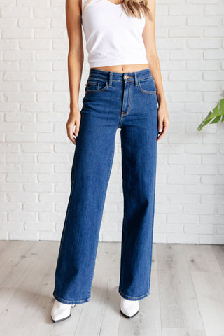 Hazel High Rise Vintage Wide Leg Jeans-Jeans-Ave Shops-Statement Wear Fashion Boutique, Women's Fashion and Accessories located in O'Fallon, MO