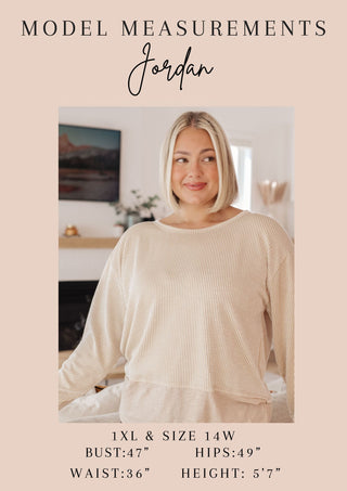 In Stitches Drop Shoulder Sweater-Tops-Ave Shops-Statement Wear Fashion Boutique, Women's Fashion and Accessories located in O'Fallon, MO