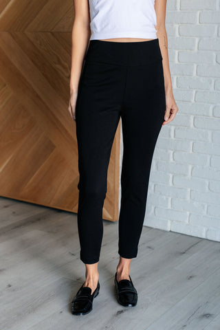 Magic Ankle Crop Skinny Pants in Black-Pants-Ave Shops-Statement Wear Fashion Boutique, Women's Fashion and Accessories located in O'Fallon, MO