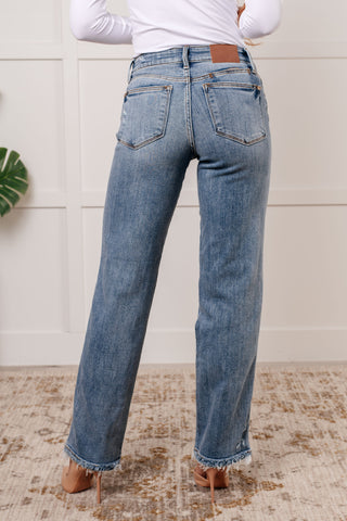 Quinn Mid Rise Cell Phone Pocket Dad Jeans-Jeans-Ave Shops-Statement Wear Fashion Boutique, Women's Fashion and Accessories located in O'Fallon, MO