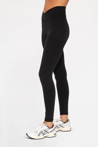 Venice Crossover Waist Leggings-Leggings-Mono B-Statement Wear Fashion Boutique, Women's Fashion and Accessories located in O'Fallon, MO