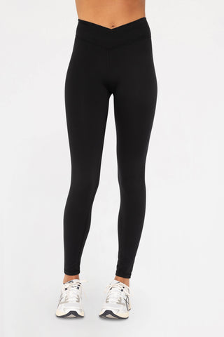 Venice Crossover Waist Leggings-Activewear-Mono B-Statement Wear Fashion Boutique, Women's Fashion and Accessories located in O'Fallon, MO